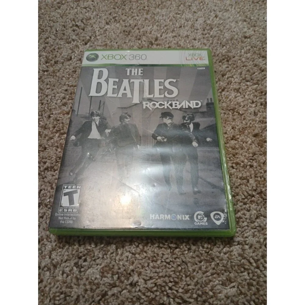 The Beatles: Rock Band Xbox 360 2009 Complete In Box --